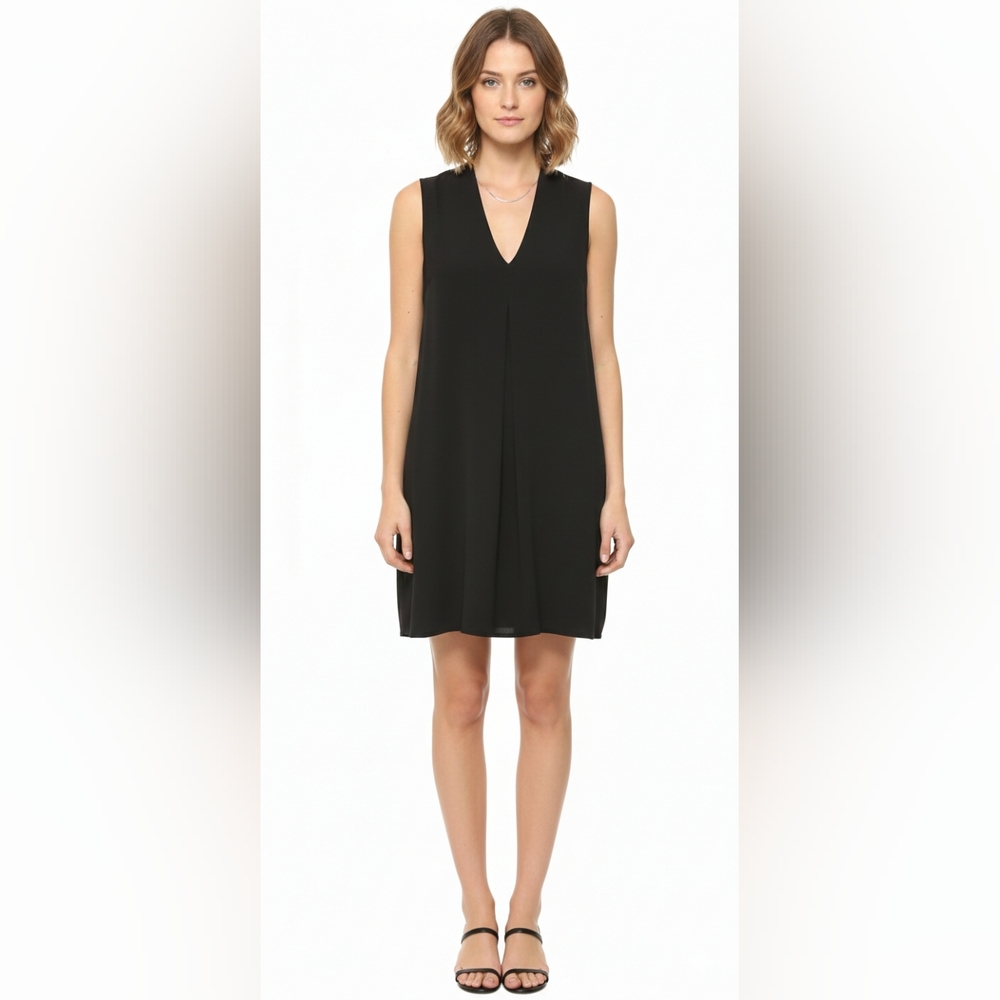 Livi Active Black V-Neck Mini Dress